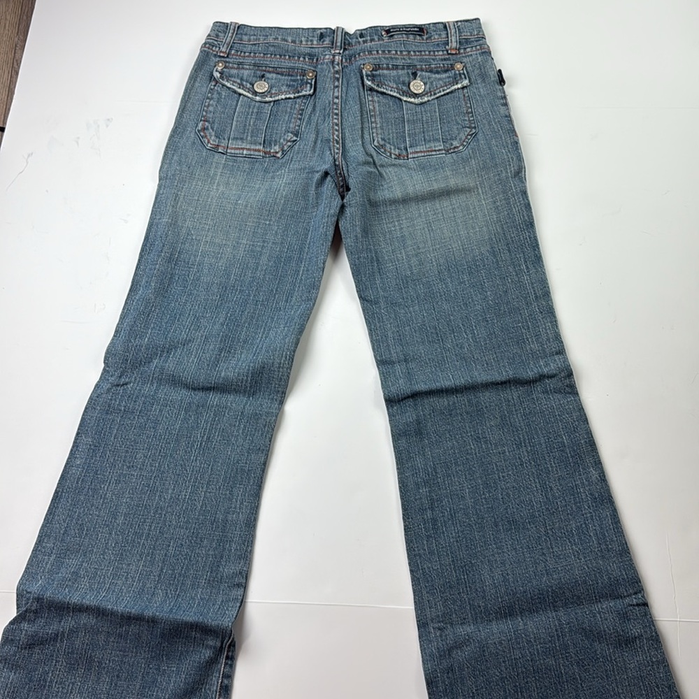 Rock & Republic Siouxsie Boot Cut vintage Jeans Blue Y2K Style Low Rise 26 - Picture 4 of 6